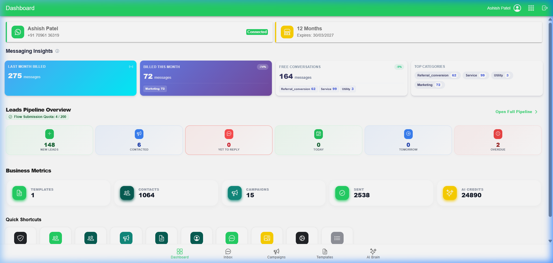 HK Reach Dashboard
